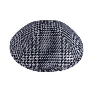 Navy & White Houndstooth Plaid - Ikippah