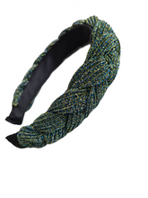 Load image into Gallery viewer, Plisse Metallic Braid Headband