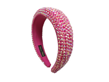 Load image into Gallery viewer, Deep Padded Crystal Covered Headband