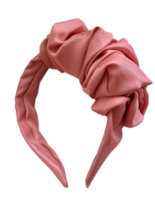 Satin Ruched Headband