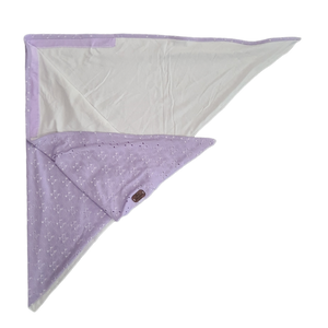 Broderie Anglaise - Triangle Self tie Scarf