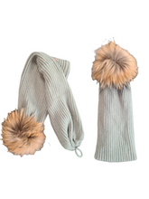 Load image into Gallery viewer, Hat/Scarf Duo by Bowtique London
