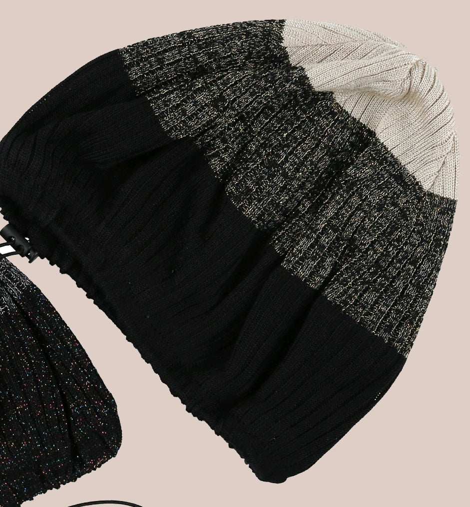 Colourblock Beret