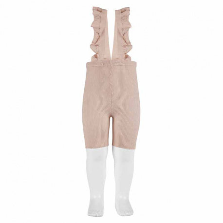 544 Old Rose - Baby Cycling Leggings with Suspenders - Condor