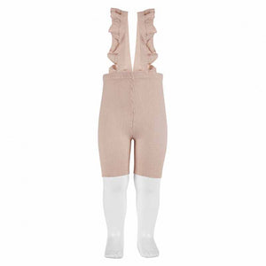 544 Old Rose - Baby Cycling Leggings with Suspenders - Condor