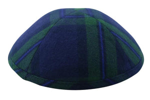 Blue & Green Plaid Wool - Ikippah