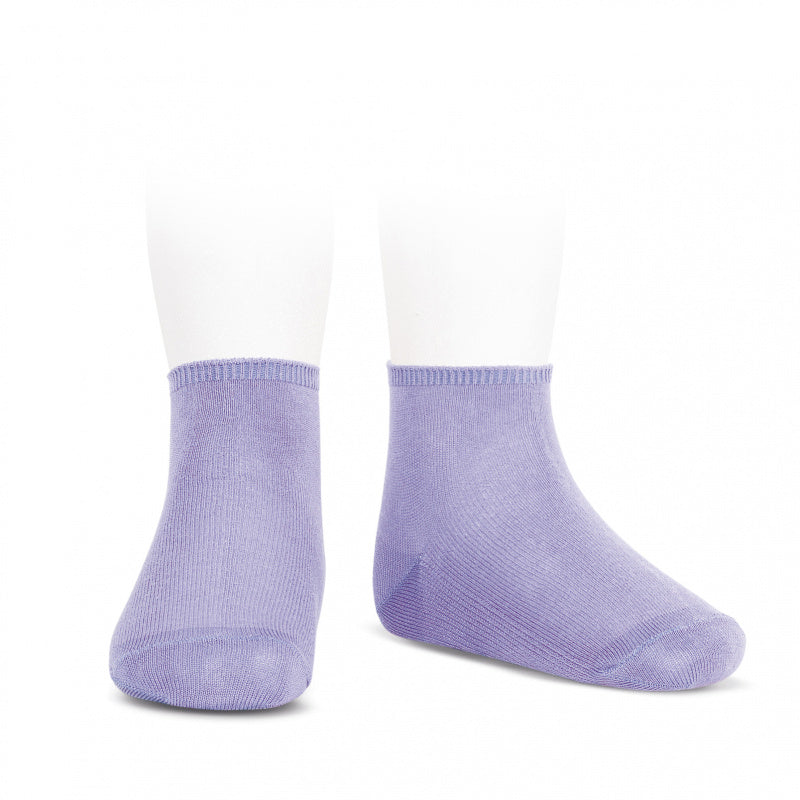 124 Cotton Ankle Socks - Mauve