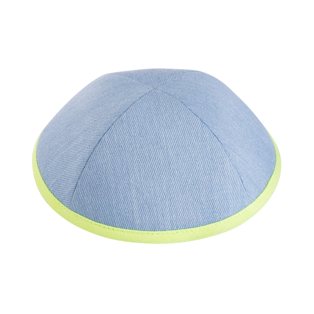 Light Blue Denim Neon Yellow Rim - Ikippah